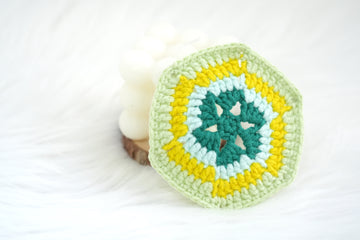 Crochet Hexagon Granny Square (Style II) Pattern Free
