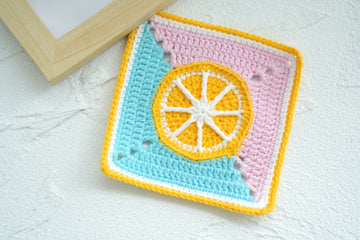 Crochet Lemon Granny Square Pattern Free