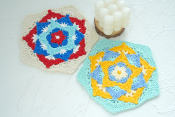 Crochet Pentagon Granny Square (Style Ⅱ) Pattern Free