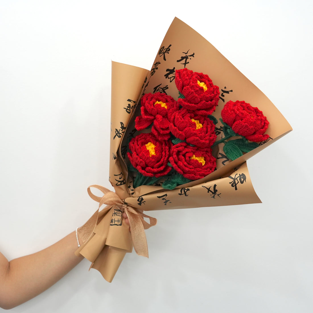 Crochet Peony Bouquet Kits