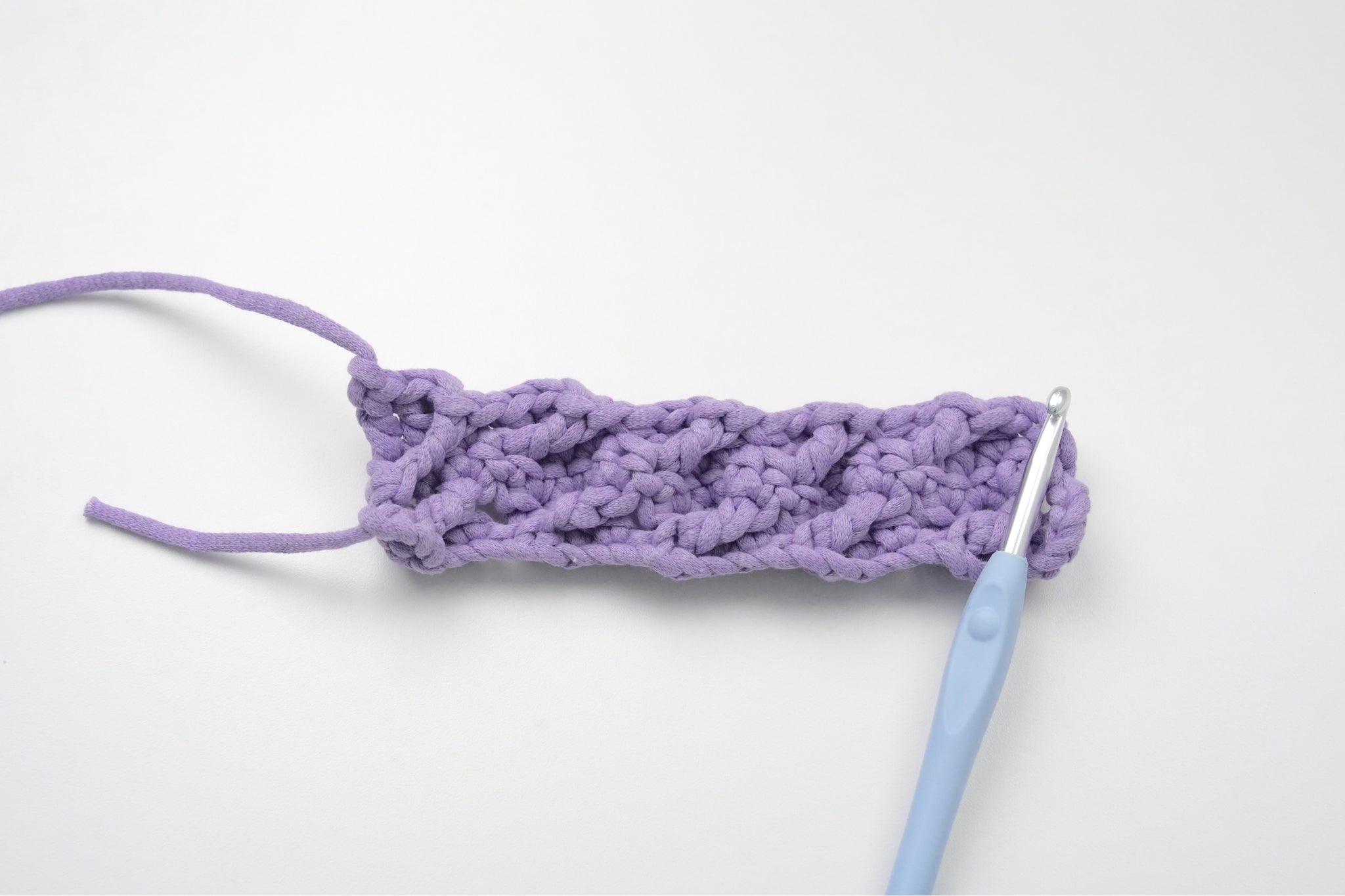 1-over-3 Double Crochet Right Cross