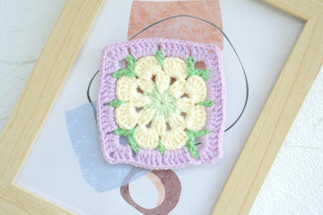 Crochet Begonia Granny Square Pattern Free