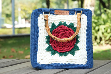 Crochet Granny Square Hand Bag