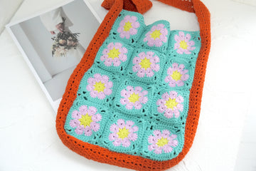 Crochet Granny Square Hobo Bag Pattern