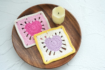 Crochet Heart Granny Square (Style Ⅱ) Pattern Free