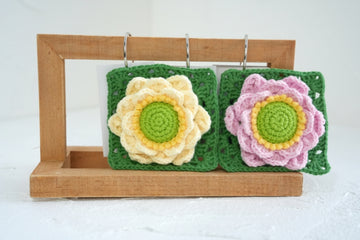 Crochet Lotus Flower Granny Square Pattern Free