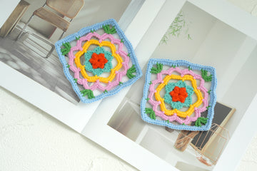 Crochet Mandala Granny Square Pattern Free