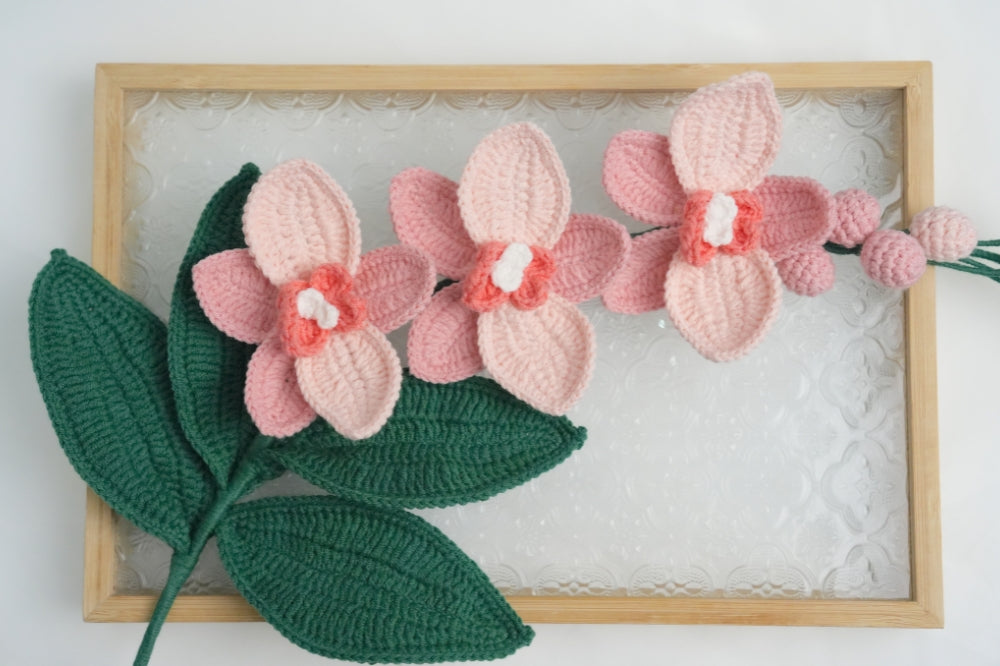 Crochet Moth Orchid Pattern Free (PDF + Beginner Tutorial)