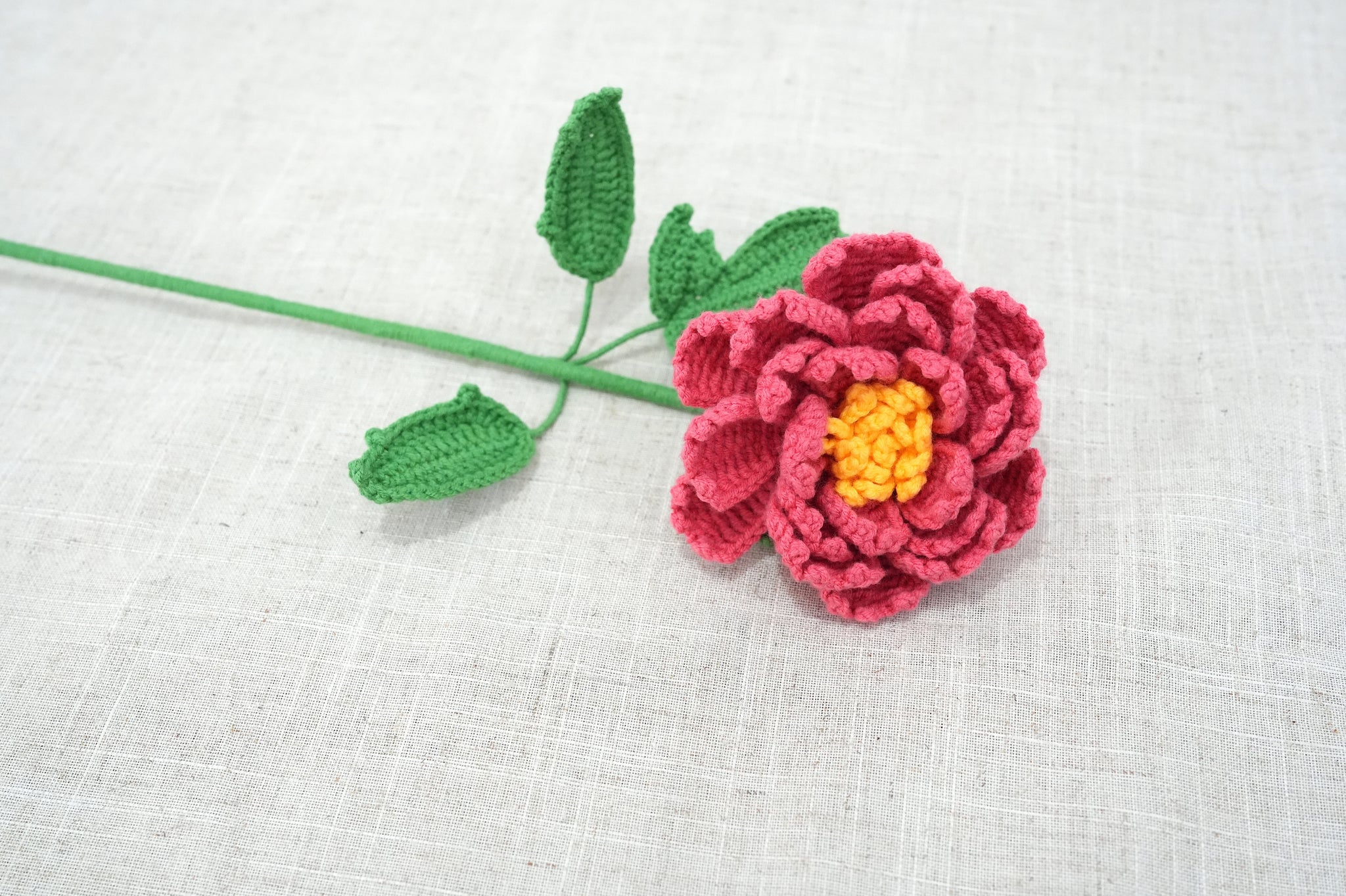 Crochet Peony Pattern Free (PDF + Beginner Tutorial)