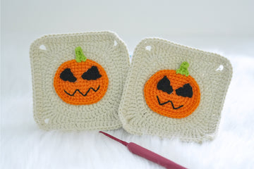 Crochet Pumpkin Granny Square Pattern Free