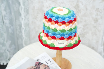 Crochet Rainbow Hat Pattern (Free Pattern)