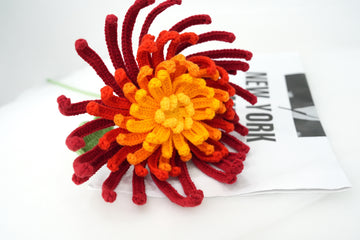 How To Crochet a Chrysanthemum Flower (Free Pattern)