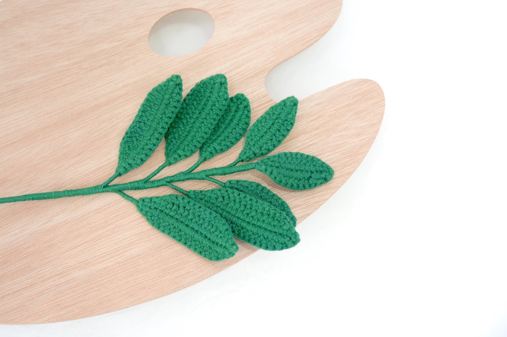 How To Crochet a Sage Leaf