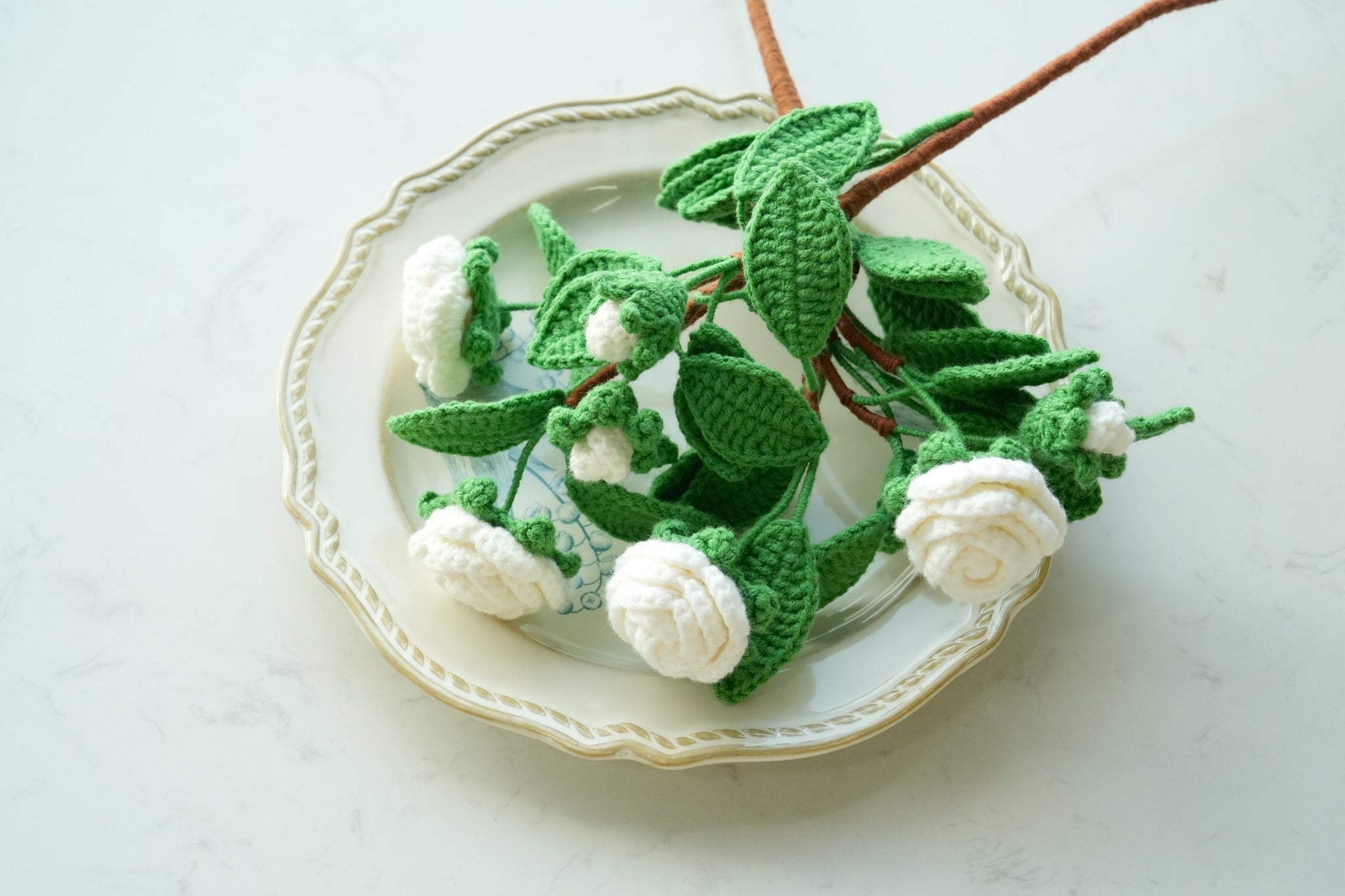 How to Crochet a Camellia Rose Flower