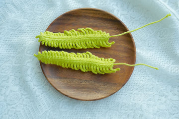 How to Crochet a Fern Leaf (Free Pattern)