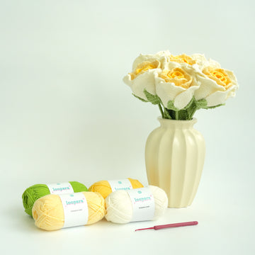 Crochet Big Thai Rose Bouquet Kits