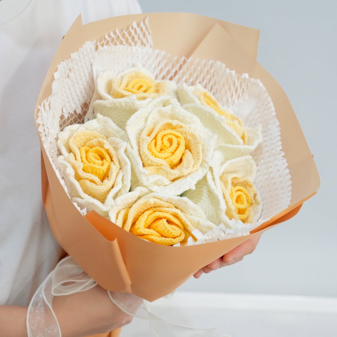 Crochet Big Thai Rose Bouquet Kits