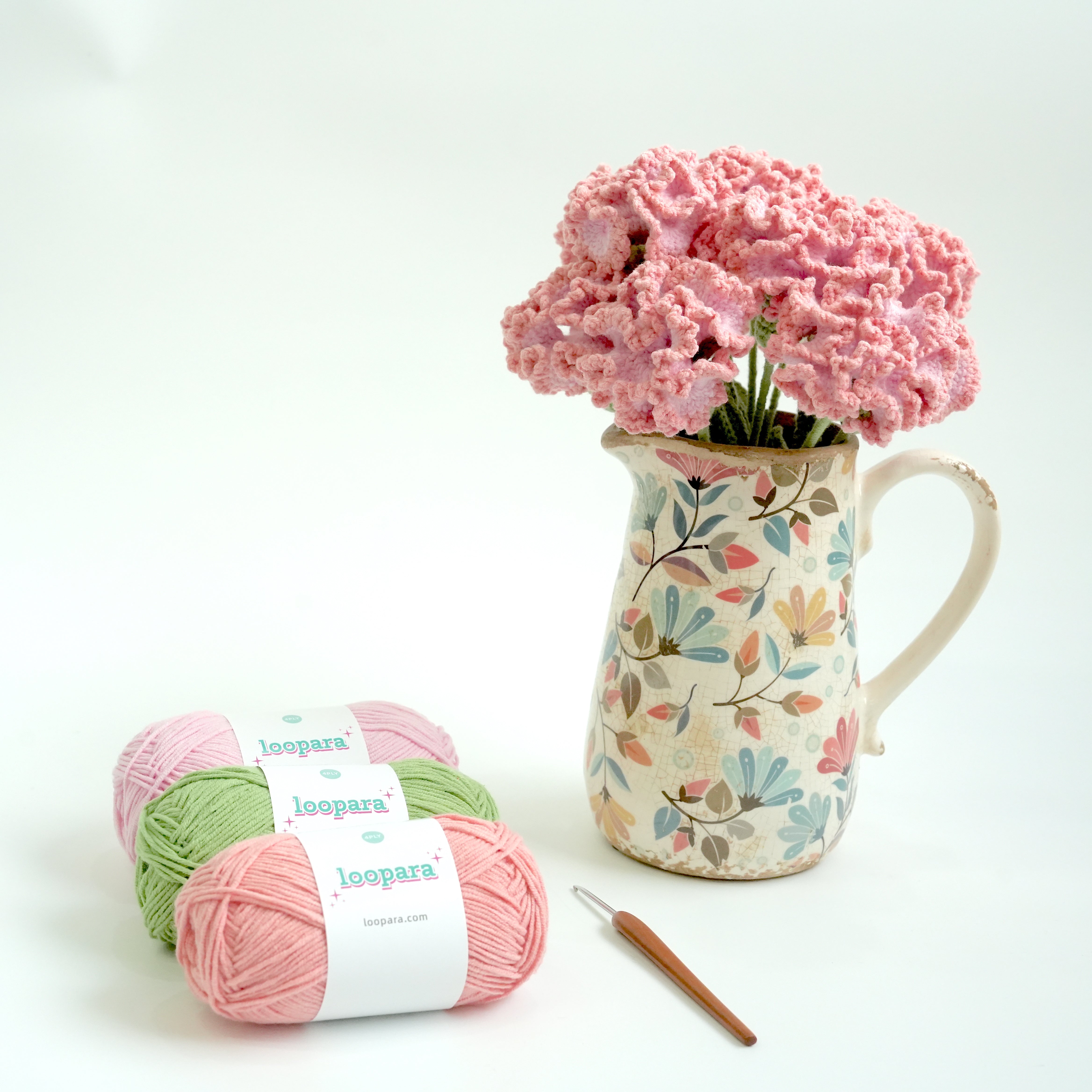 Crochet Carnation Bouquet Kits