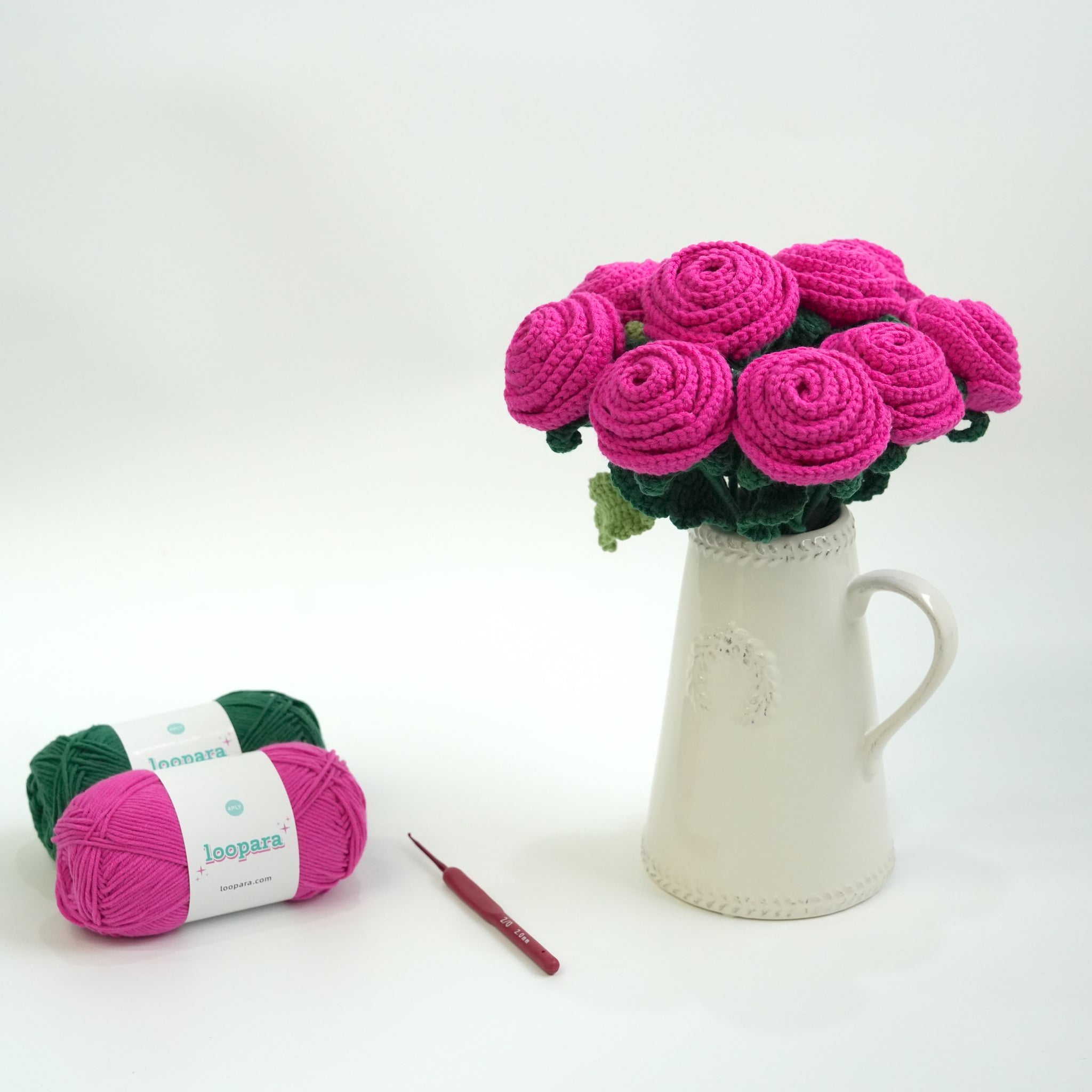 Crochet Climbing Rose Bouquet Kits