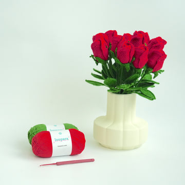 Crochet Easy Rose Bouquet Kits