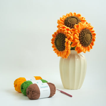 Crochet Sunflower Bouquet Kits